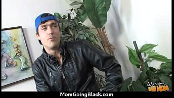 handsome mother gets a pearly facial cumshot after.