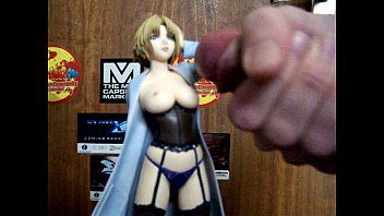 Guy cums on Hentai doll