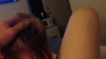 Chick invited herself back to my room and sucked my dick.