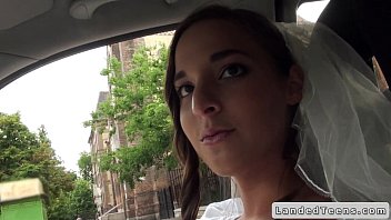 Rejected bride blowjob in car in public