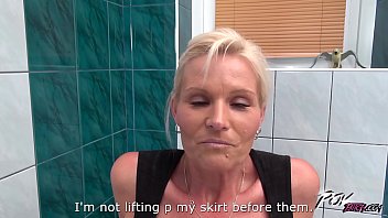 Blonde cleaning lady fucked by boss who can be her son