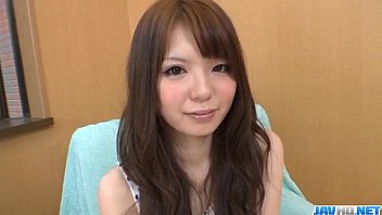Aya Eikura plays with her shaved cherry in solo