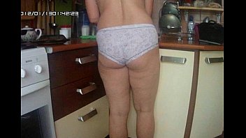 my mommy in undies at home
