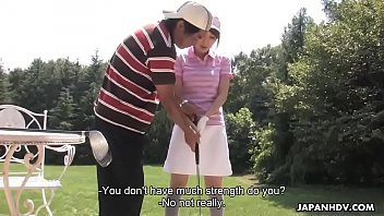 teenie chinese golfer deep throating dude-meat then gets.